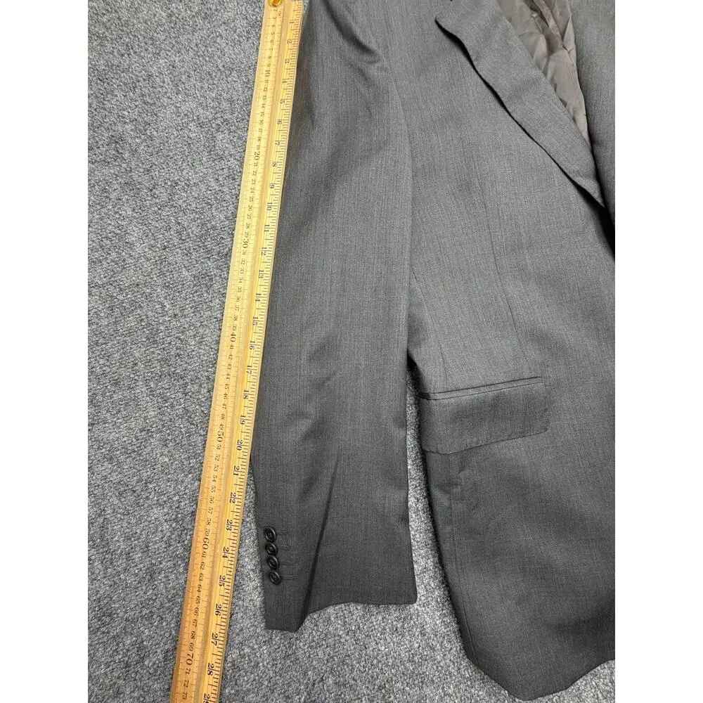 Saks Fifth Avenue Ermenegildo Zegna Cloth Blazer 46R Wool Silk Italy Slim Fit